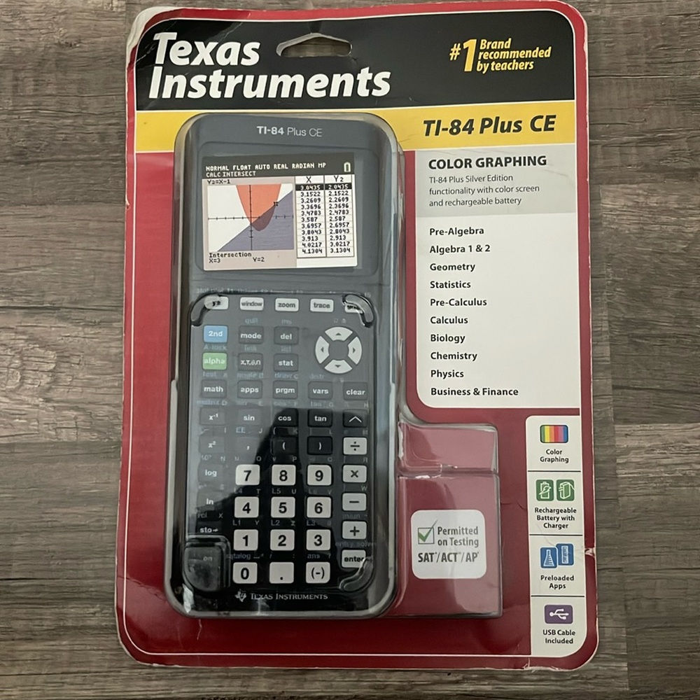 Graphing calculator TI-84 PLUS CE